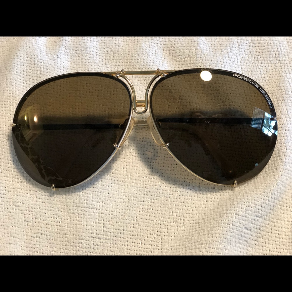 Porsche P8478 Aviator Sunglasses w/ changing lense